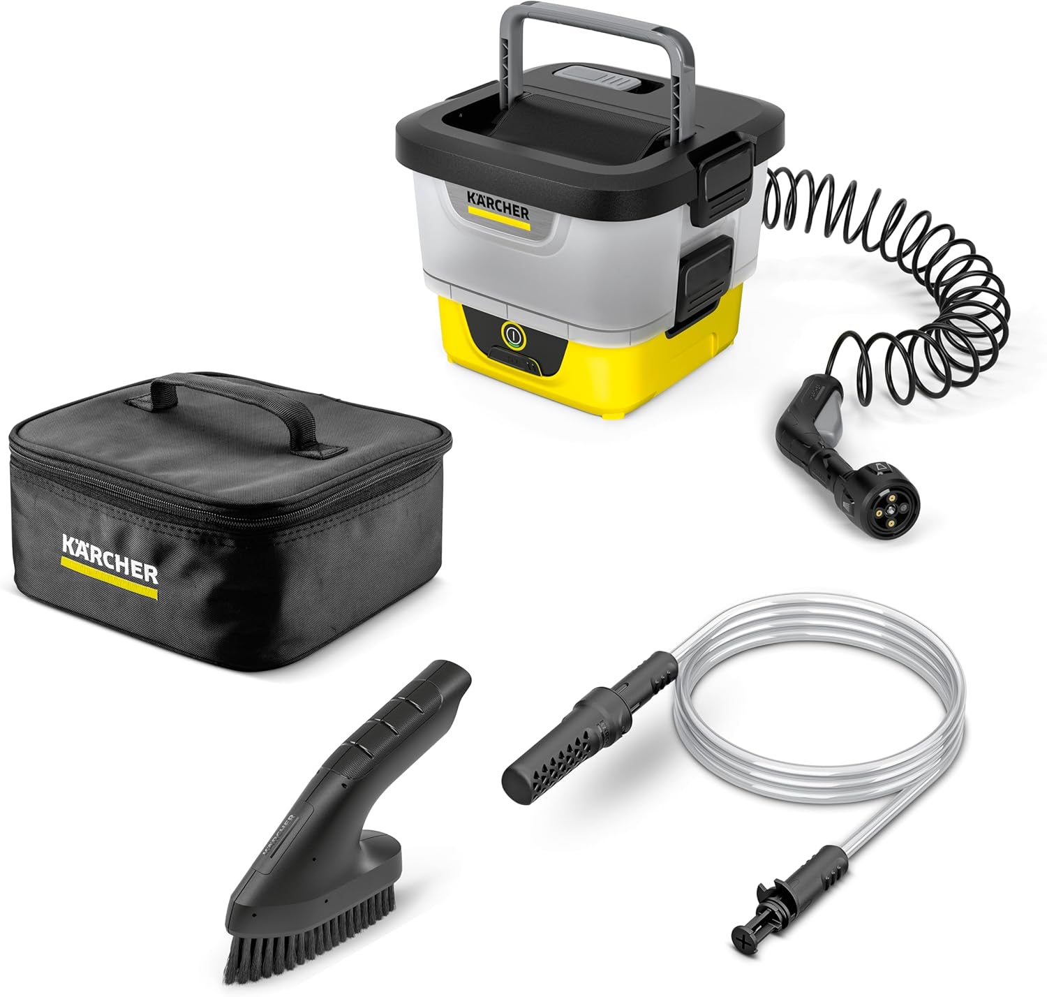 karaca-alisveris - OC 4 Adventure - 27x23x39 cm - nettoyeur extérieur mobile, 8L, batterie lithium-ion