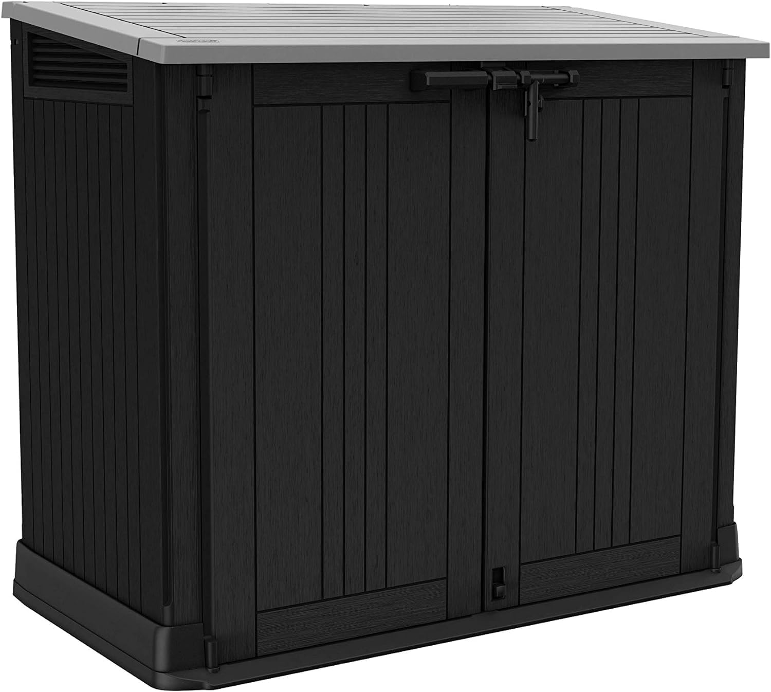 karaca-alisveris - Abri horizontal SIO Nova - 880L - rangement poubelles noir