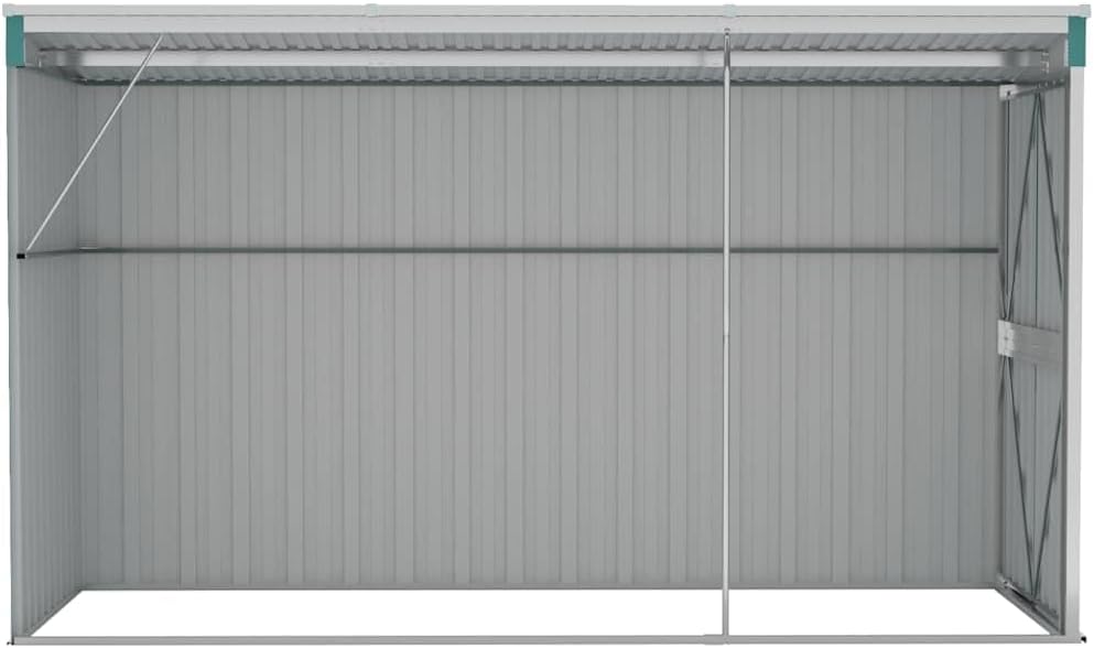 karaca-alisveris Abri de Jardin Mural Vert 118x288x178 cm 