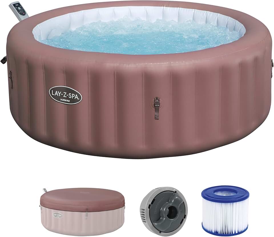 karaca-alisveris Spa gonflable rond Hawaii Smart AirJet Energy Sense 4 - 6 places