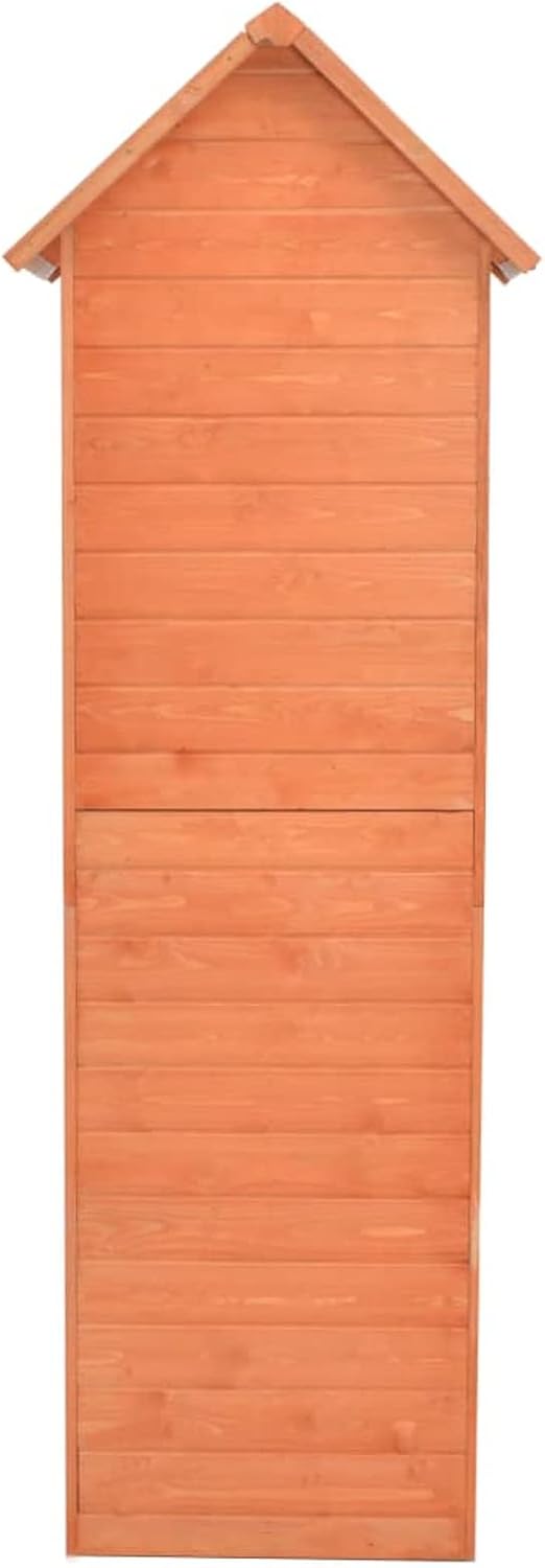 Abri de rangement de jardin, Armoire de terrasse, abri d'extérieur, coffres pour jardin, abri de jardin, abri de jardin, 71 x 60 x 213 cm