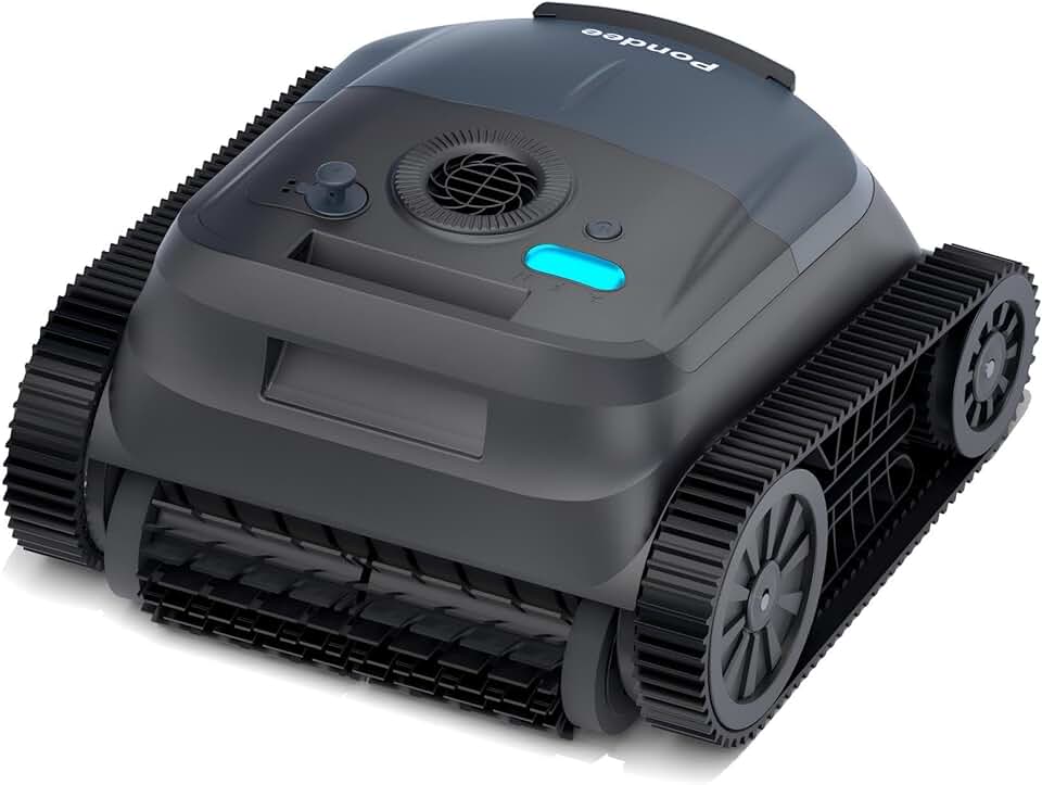 (Upgrade 2026) karaca-alisveris X5 Robot de Piscine sans Fil Fond et Parois, Aspirateur 21 m³/h Saugkraft, Navigation Intelligente, 3 Moteurs Brushless, Autonomie 180 Min, Ligne d'eau, Bassins jusqu'à 300m²