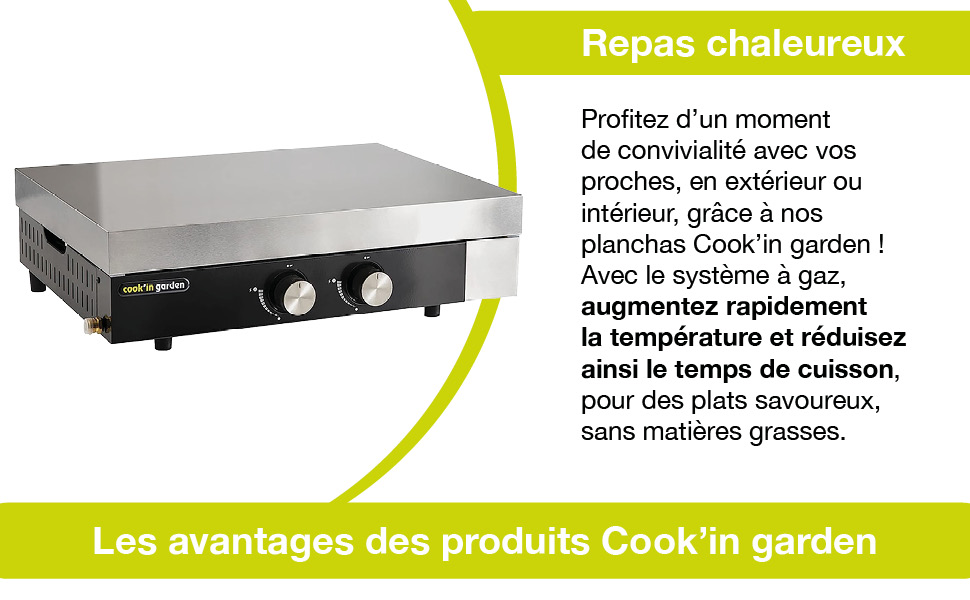 Cook’in garden - Plancha