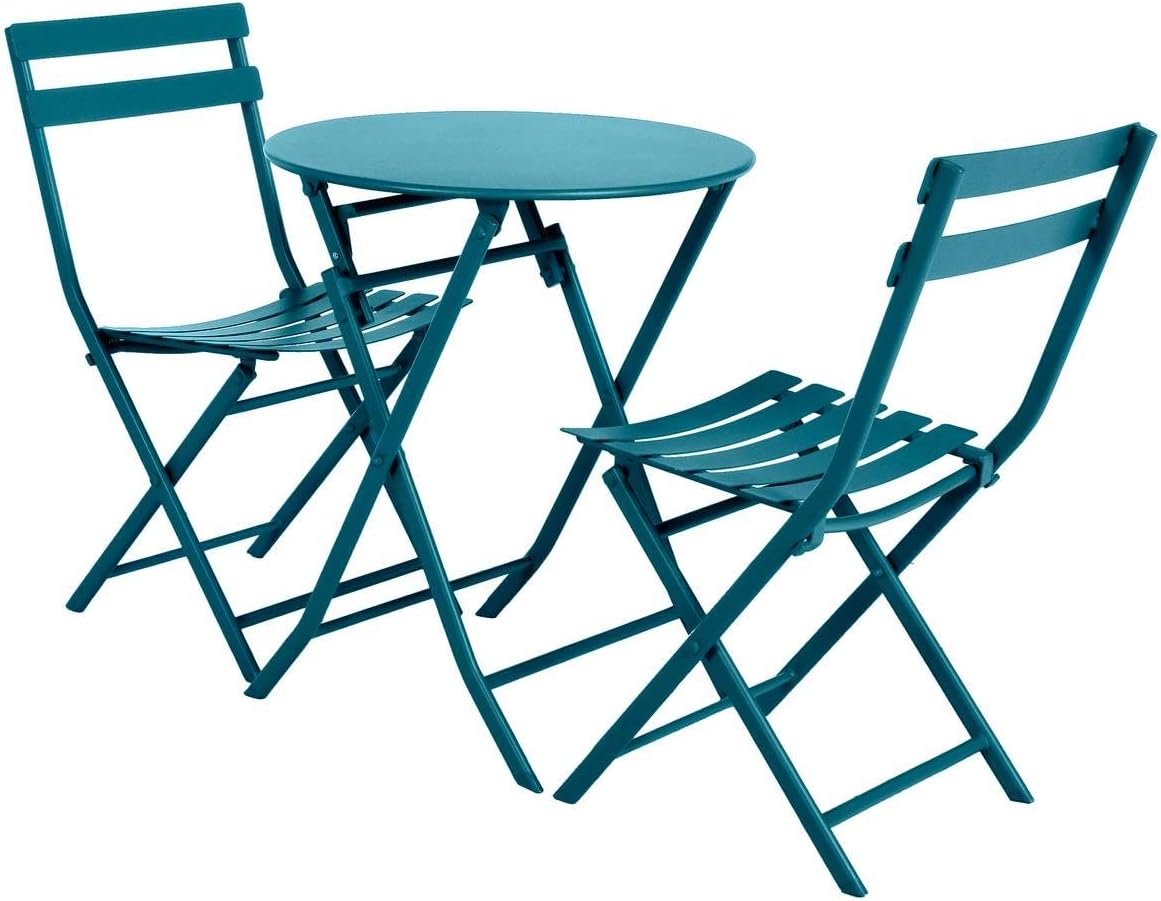 karaca-alisveris - Greensboro série - Ø60cm pliante - acier époxy antirouille