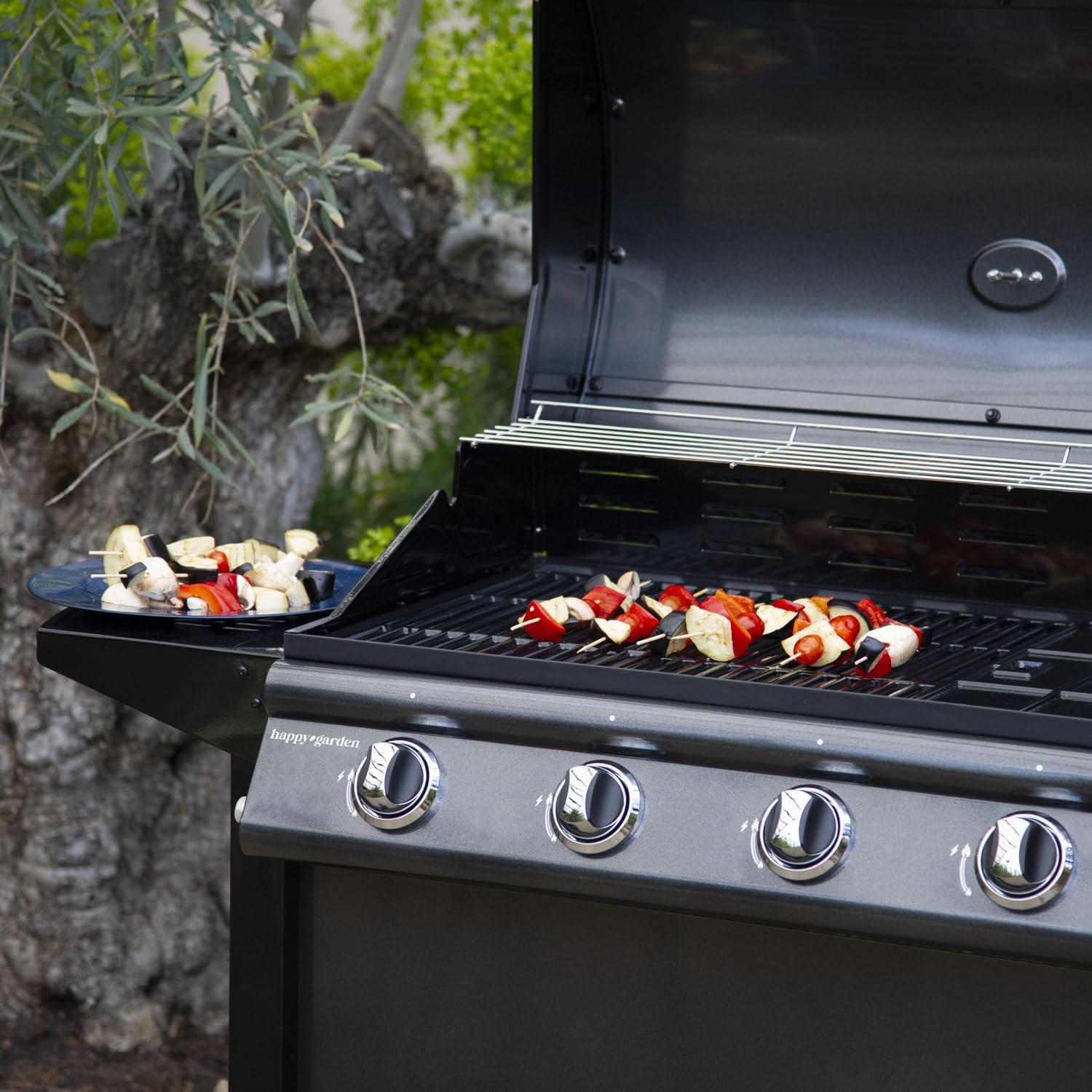 karaca-alisveris - Barbecue gaz RENO - 4 brûleurs 14kW avec thermomètre