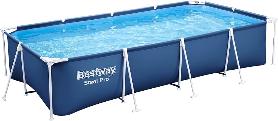 Piscine hors sol - 4,00x2,11x0,81m - set complet, robuste - 13'1