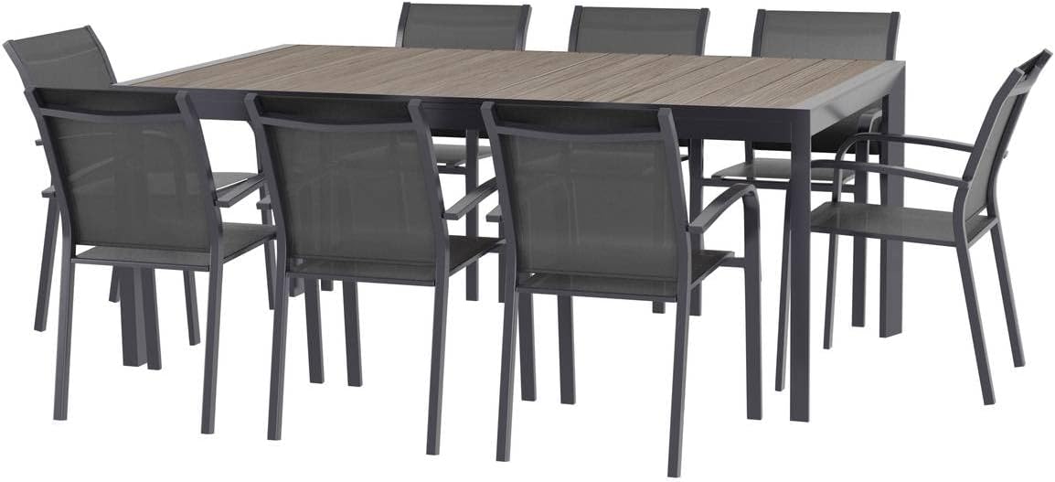 karaca-alisveris - Evasion - 10 places - table aluminium extensible extérieur