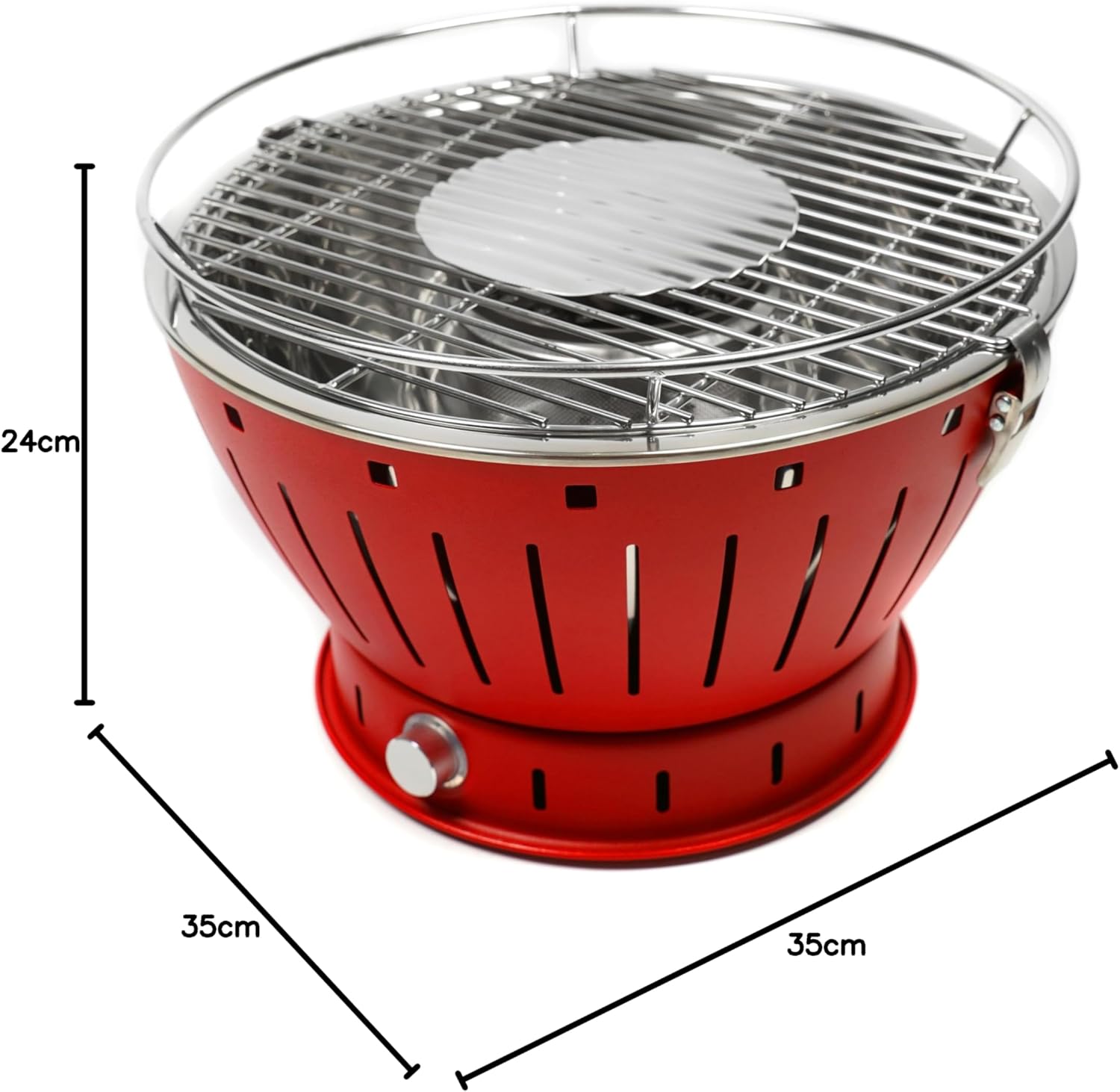 karaca-alisveris - Barbecue portable 35cm - charbon - sans fumée