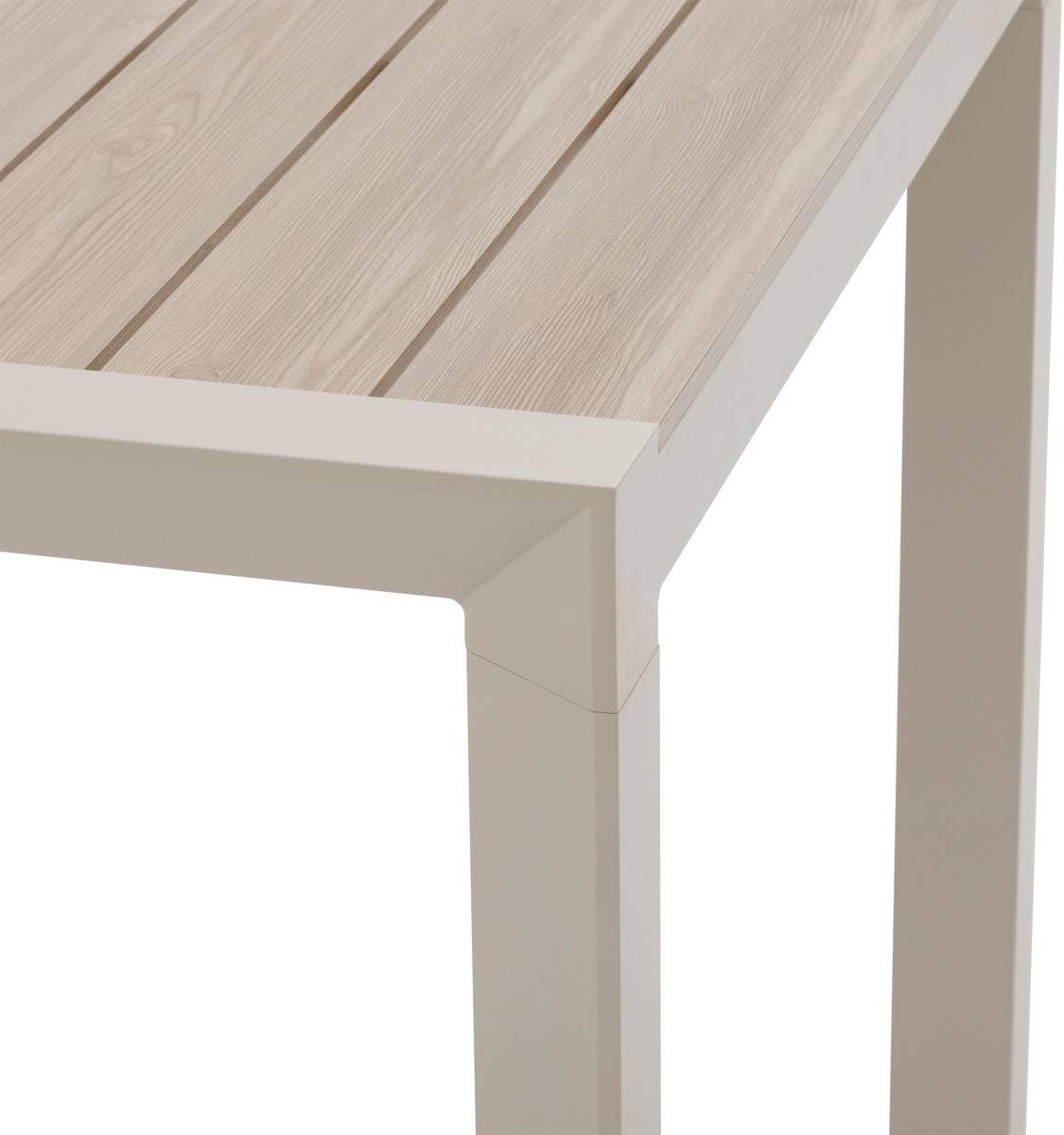 karaca-alisveris - Evasion 6 places - aluminium effet bois lin et argile