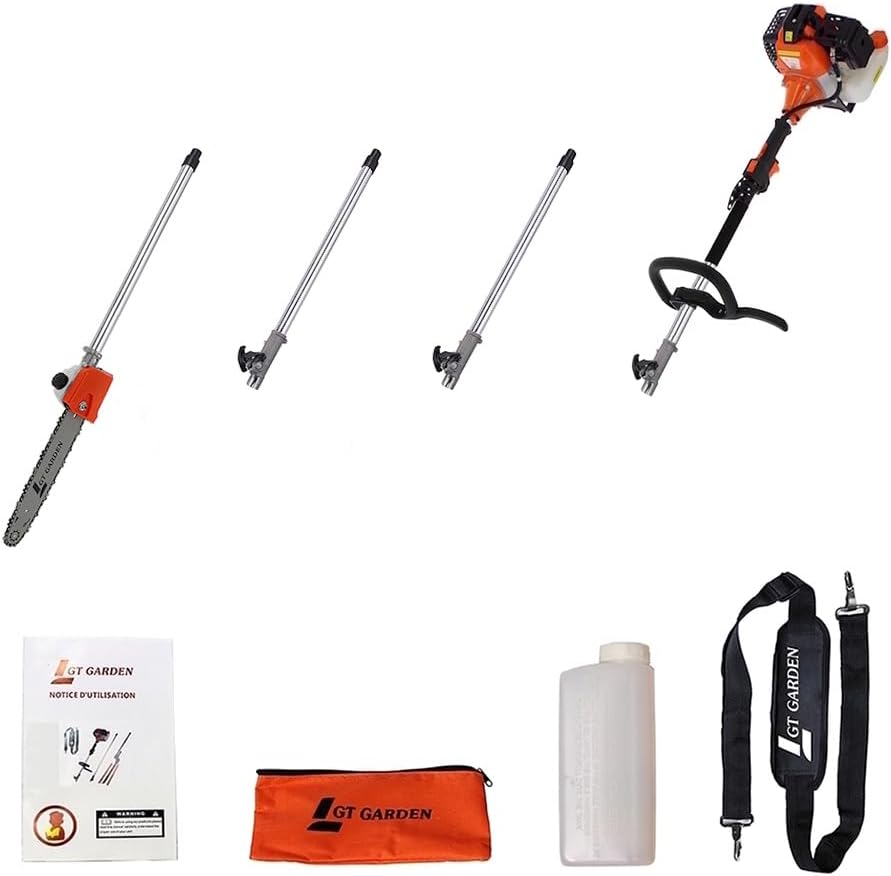 karaca-alisveris - élagueuse thermique sur perche - 4,15 m - 52 cm³, 3 CV