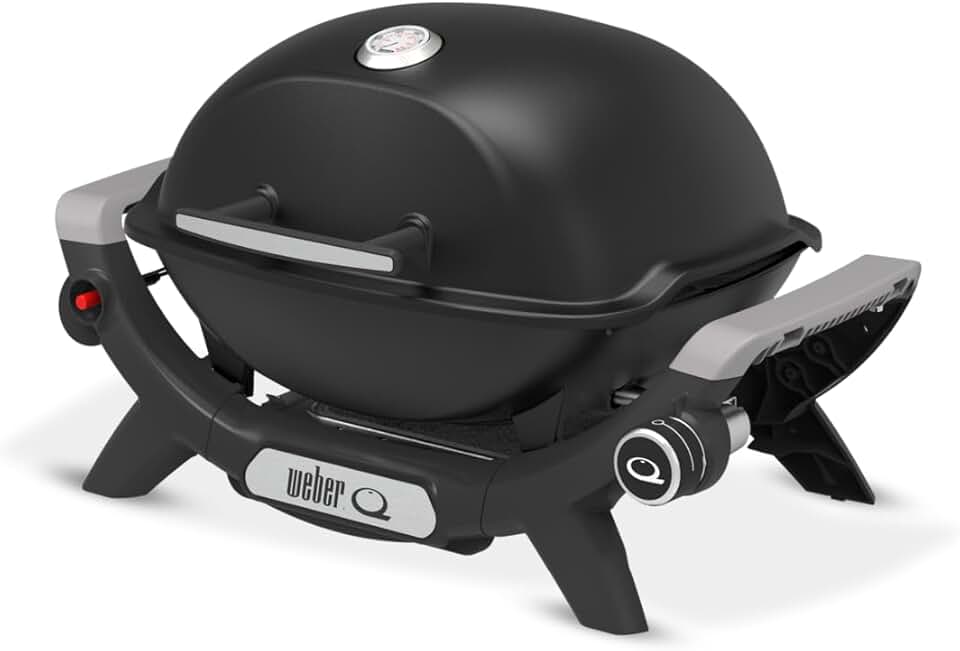 karaca-alisveris - Q 1100N - compact et léger - grille fonte, allumage électronique, noir