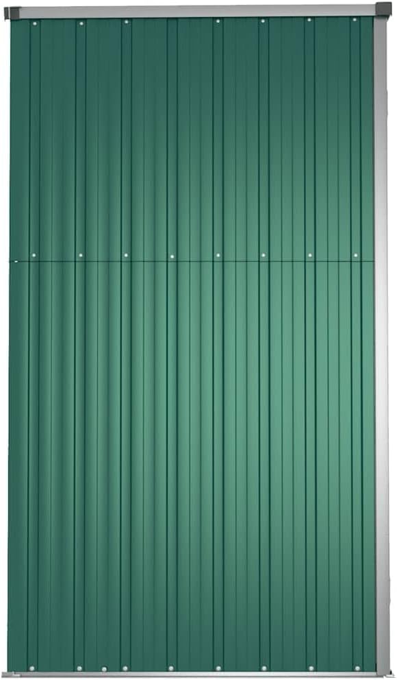 karaca-alisveris Abri à Outils de Jardin Vert 161x89x161 cm Acier galvanisé, Maison & Jardin, Pelouses & Jardins, Vie en extérieur, Structures extérieures, Cabanes & abris de Jardin, Vert, (Poids 29.62KG)