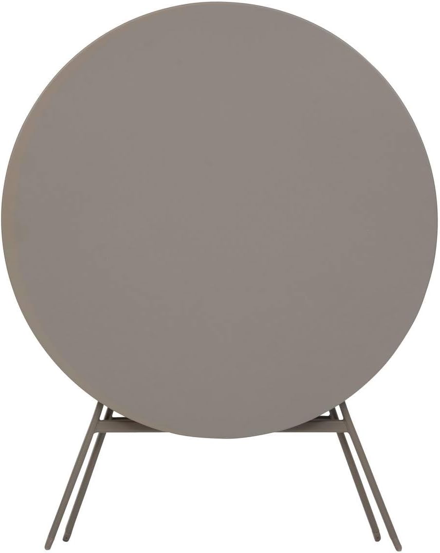 karaca-alisveris - Greensboro - table pliante ronde acier antirouille 4 places