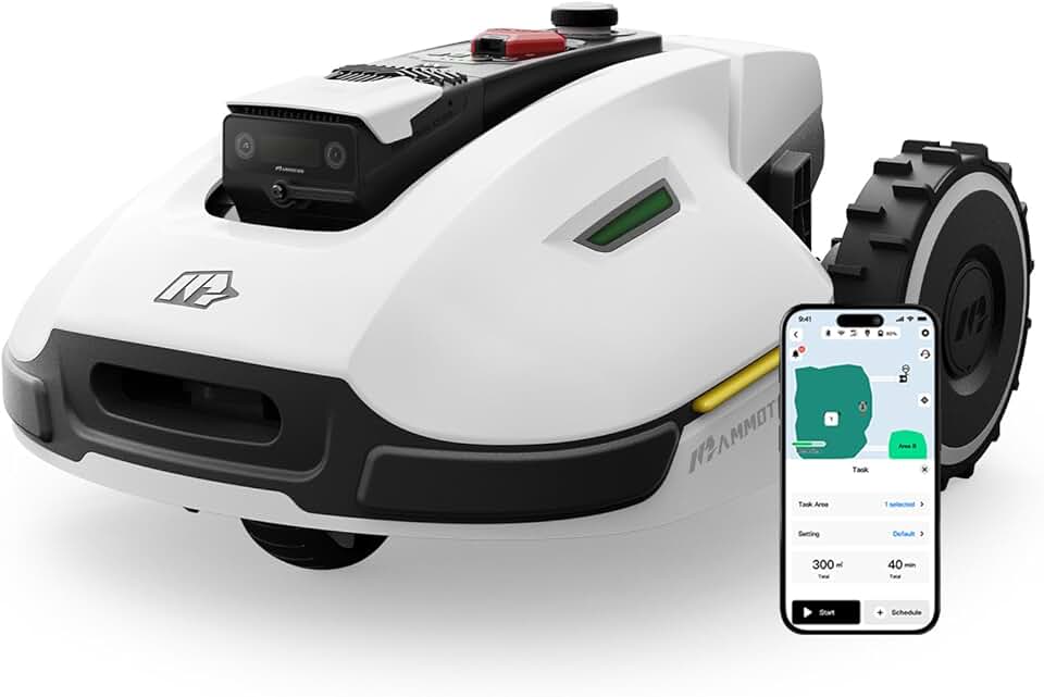 karaca-alisveris - YUKA 2000 - 2000-2400m² - robot tondeuse sans fil, RTK+Vision, double disque, 4G