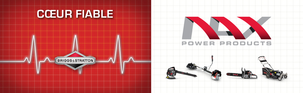  NAX POWER PRODUCTS 5000S moteur Briggs & Stratton série 875EXi 190 cm3 ReadyStart largeur de coupe