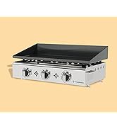 Plancha Gaz Emaillée 3 Feux 7,5 kw - Anti-adhésive et nettoyage facile - karaca-alisveris modèle LIMON