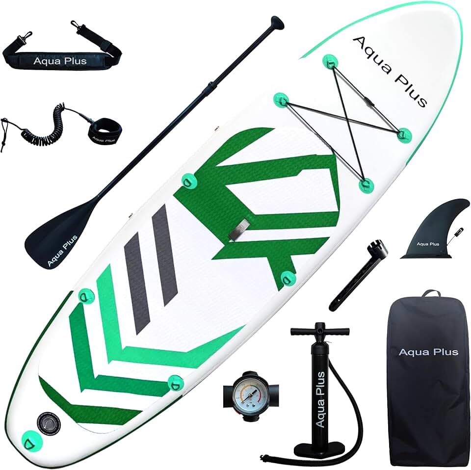 karaca-alisveris - Stand Up Paddle Gonflable - 15cm - ISUP, pagaie, pompe, adulte/junior