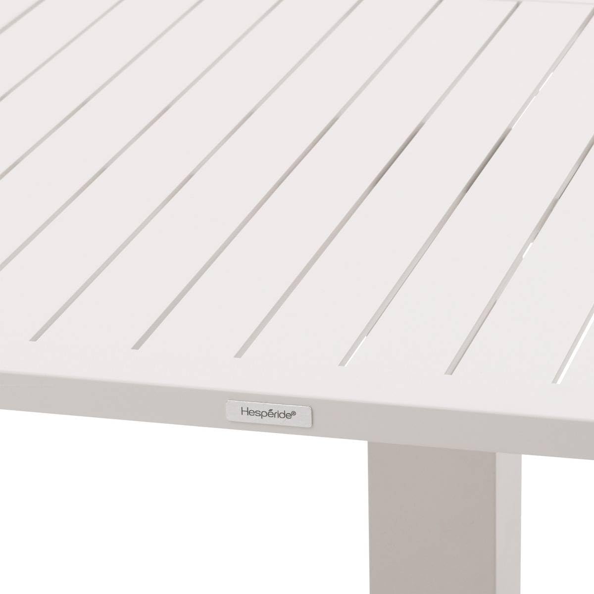 karaca-alisveris - Salimia - table relevable carrée aluminium 110x110cm