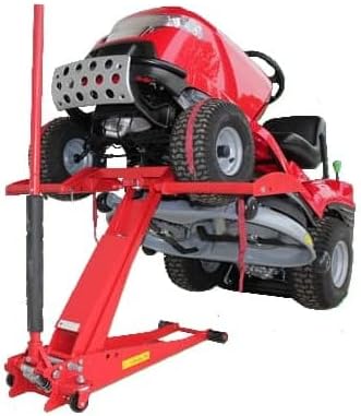 Lève tracteur tondeuse hydraulique - capacité 800kg - entretien facile - dimensions adaptées