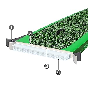 karaca-alisveris planche de stand up vert paddling makani 320x80x15 cm SUP gonflable paddle board de surf