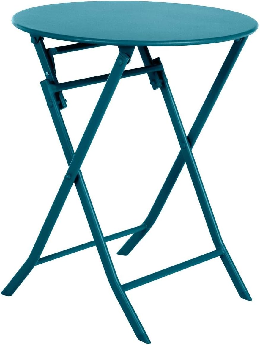 karaca-alisveris - Greensboro série - Ø60cm pliante - acier époxy antirouille