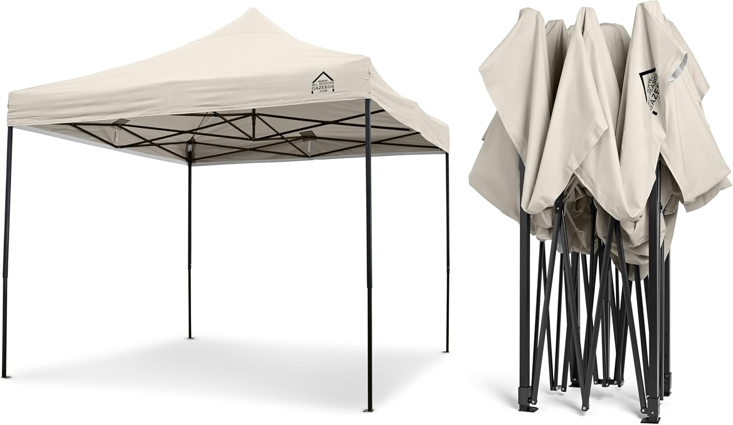 karaca-alisveris - Tonnelle pliante série premium - 3x3m - étanche, parois latérales, accessoires, haute qualité
