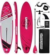 karaca-alisveris Stand Up Paddle Planche de Surf Sup Gonflable Complet Accessoires Pagaie Réglable, Pompe...
