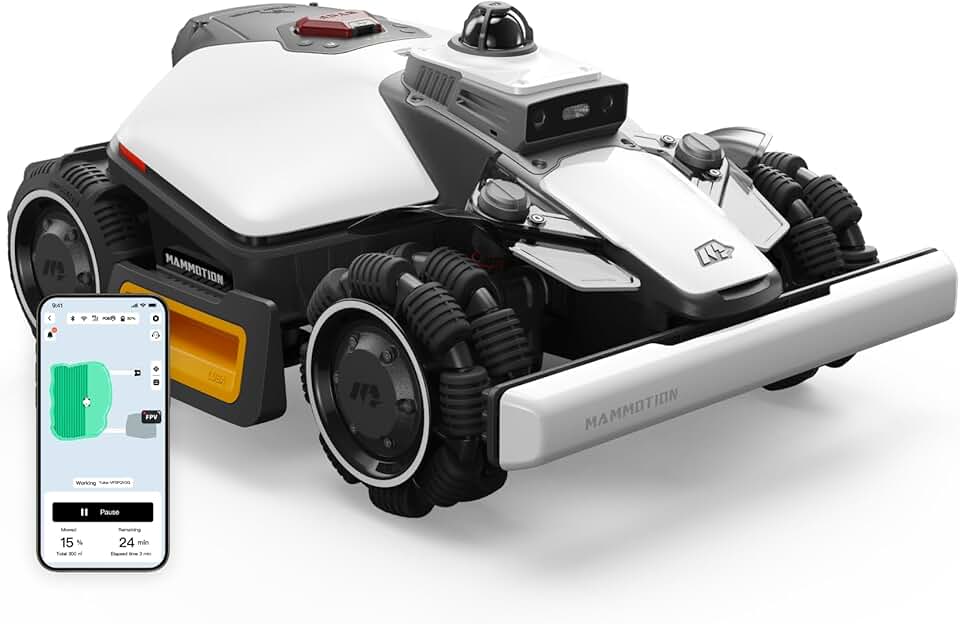 karaca-alisveris - Luba Mini 2 AWD - 1500m² - LiDAR, double caméra IA, DropMow, 80% pente - LUBA Mini 2 AWD 1500