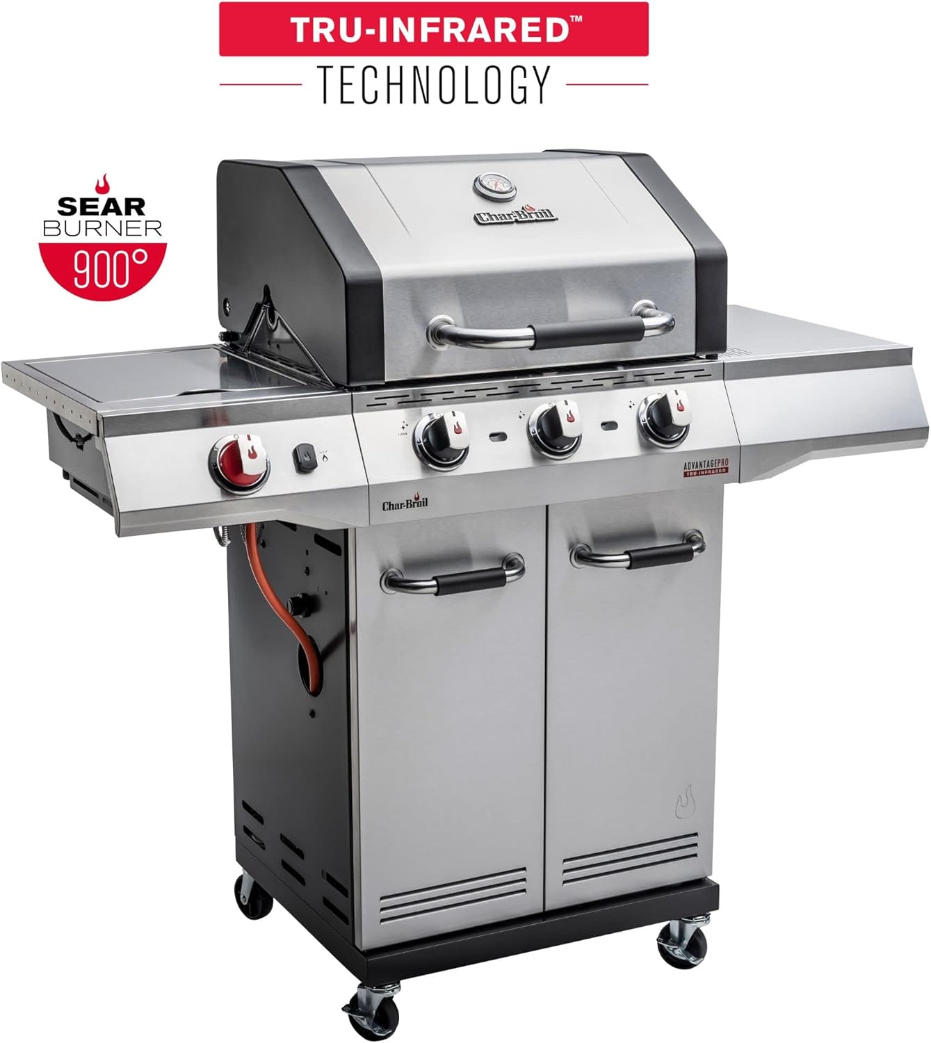 Char-Broil - Advantage PRO S 3 - 3 brûleurs inox, Sear 900°C, TRU-Infrared