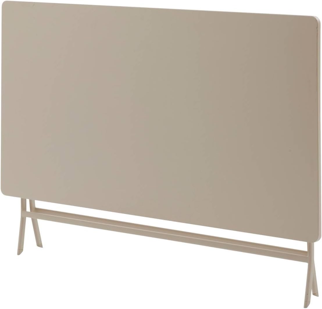 karaca-alisveris - Greensboro - table pliante rectangulaire 6 places - acier epoxy antirouille