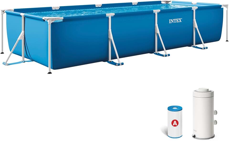 karaca-alisveris - Metal Frame Junior - 4,50x2,20x0,84m - piscine tubulaire rectangulaire