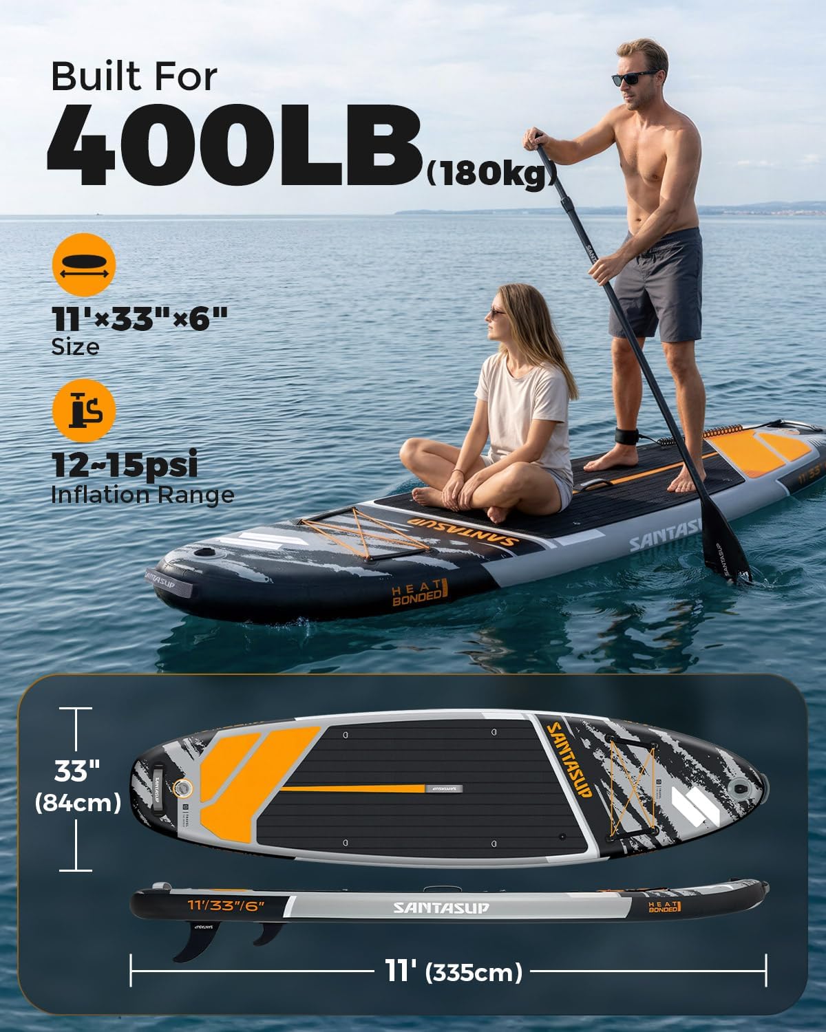 Stand Up Paddle Gonflable - Série Accessoires - 10'6