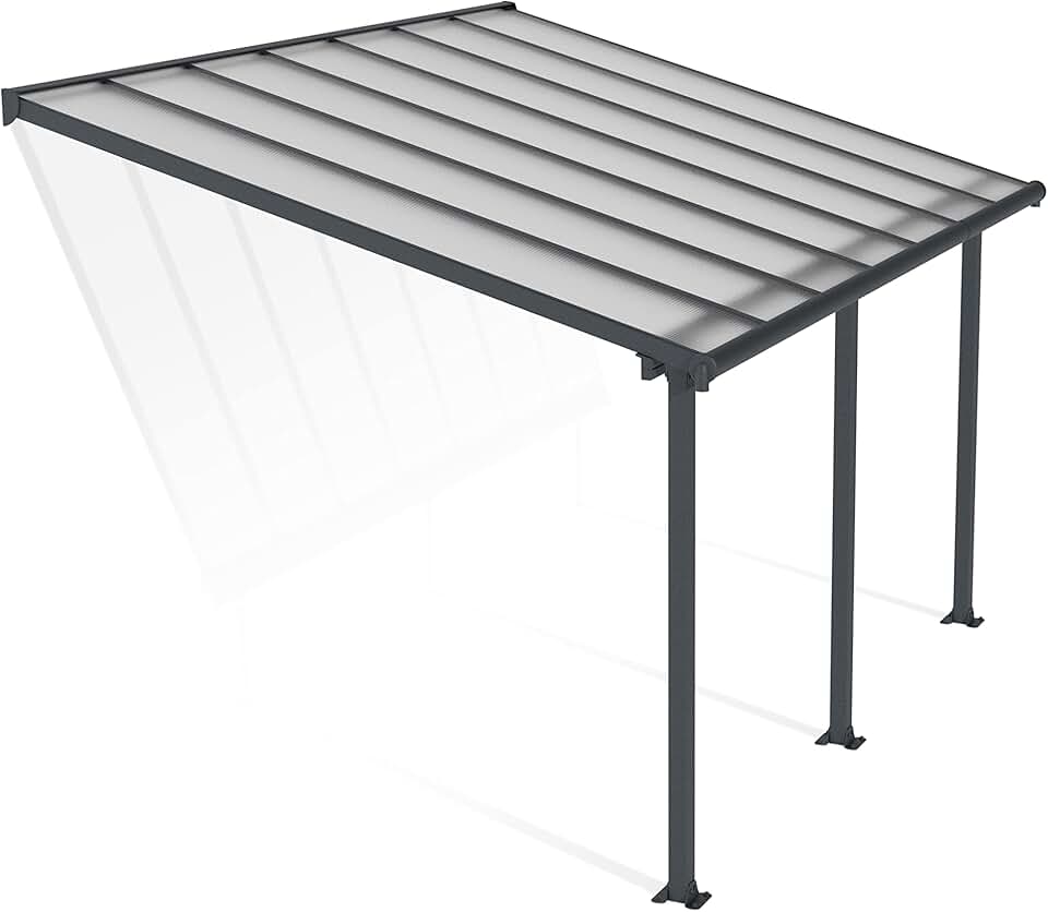 karaca-alisveris by karaca-alisveris - Olympia - 12.8m² - aluminium & polycarbonate, terrasse élégante, gris
