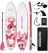 karaca-alisveris Stand Up Paddle Planche de Surf Sup Gonflable Complet Accessoires Pagaie Réglable, Pompe...