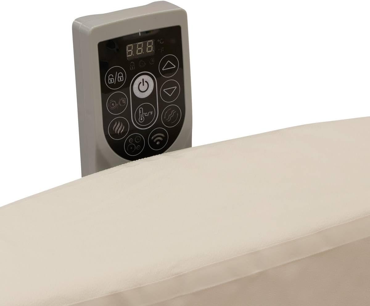 karaca-alisveris - Spa Nordik Ø190 cm - 5-7 pers, 180 jets, WiFi connecté, effet bois