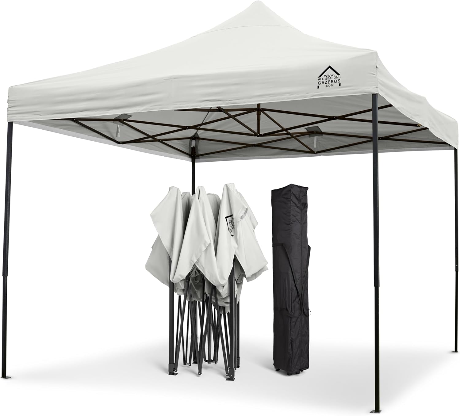 karaca-alisveris - Pop-up tonnelle série 3x3m - blanche, 100% imperméable