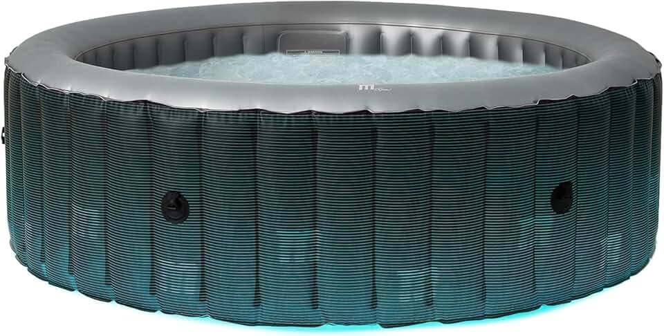 karaca-alisveris - karaca-alisveris Starry - rond 6 places - LED, gris, spa gonflable