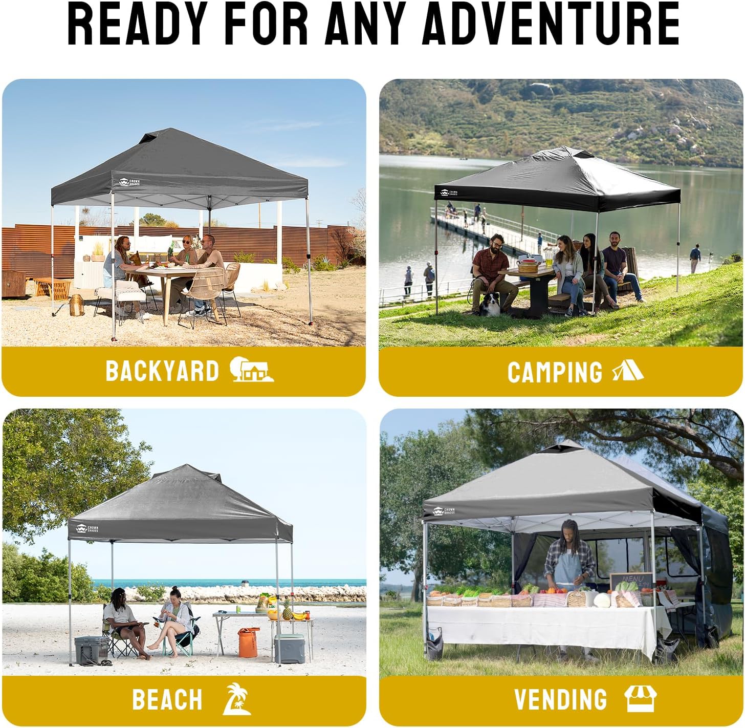 karaca-alisveris - pop-up gazebo - 3x3m - imperméable, UPF 50+, sacs de sable