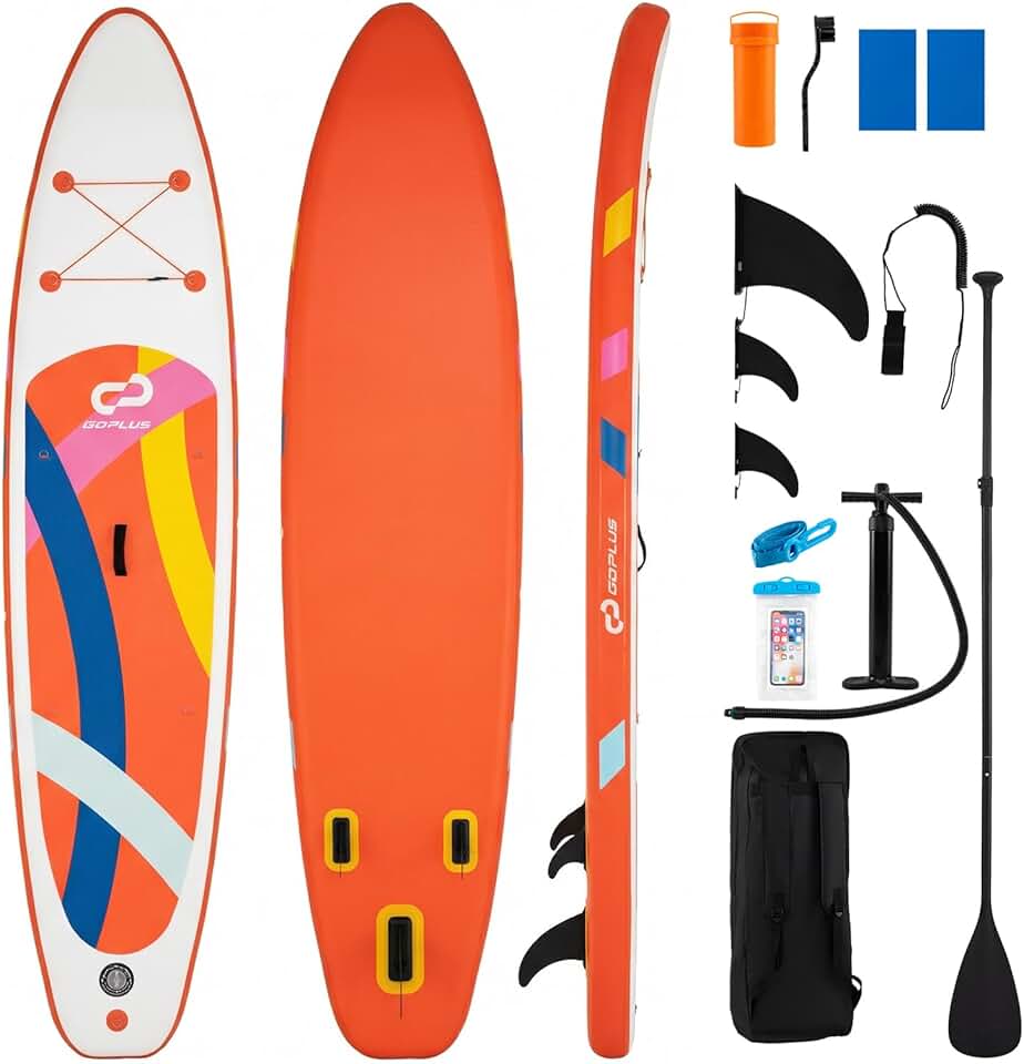 karaca-alisveris - Paddle Gonflable Série Adulte - 336 cm - stable, 160 kg, siège kayak, kit complet