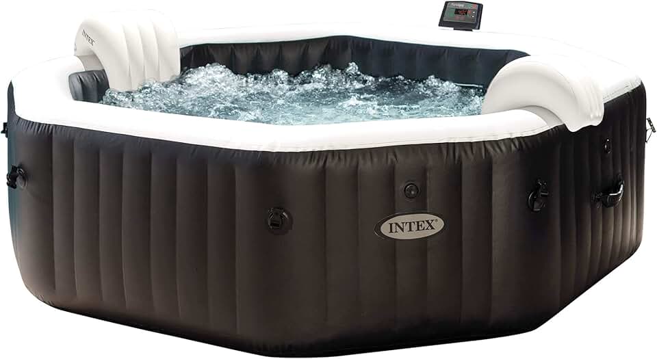 karaca-alisveris - Pure Spa Carbone 6 places - grande capacité, structure robuste