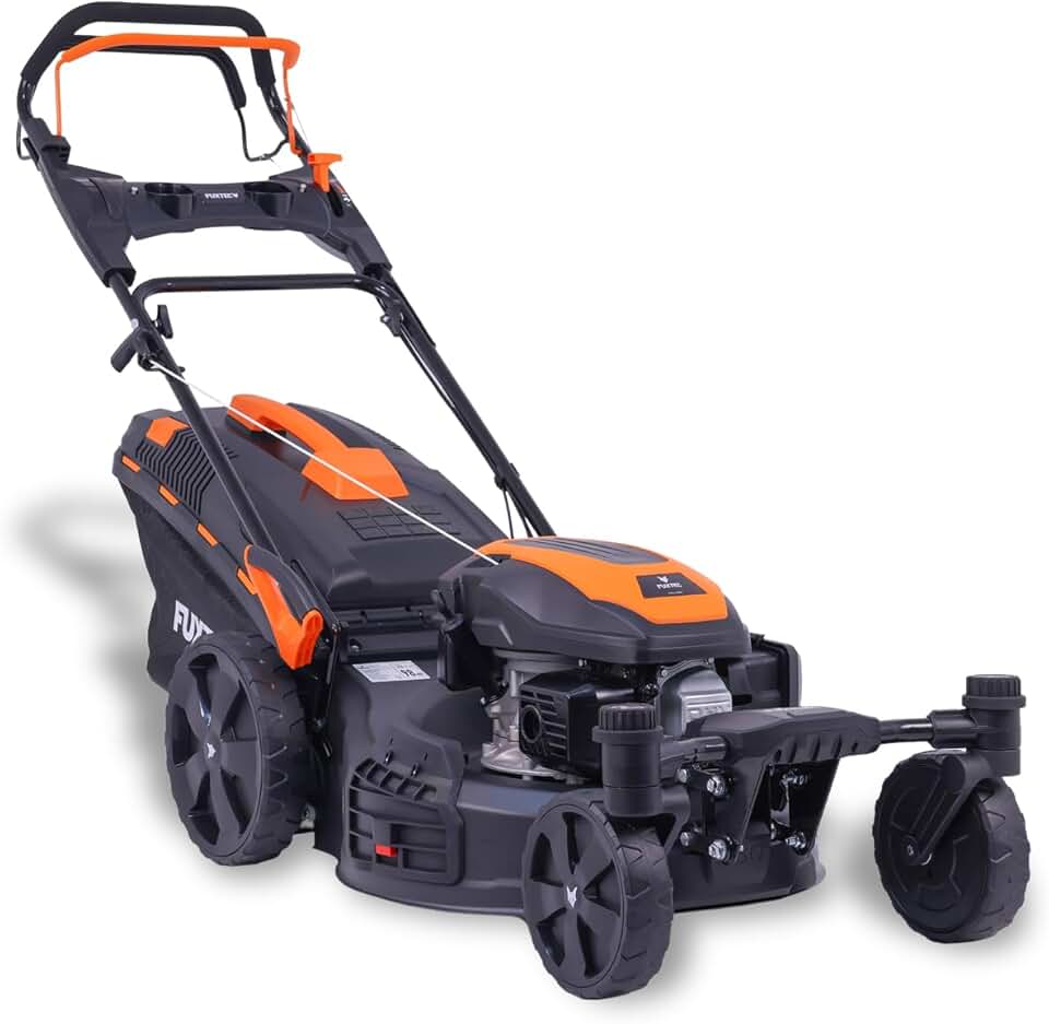 karaca-alisveris Tondeuse à Gazon Thermique 4 en 1 avec Roues Avant Pivotantes FX-RM5170agile - 2,9kW | Largeur de Coupe 51cm | 25mm-75mm Bac 60L, Mulching & éjection latérale
