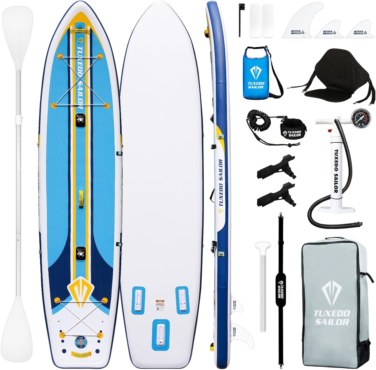 karaca-alisveris - Paddle gonflable adulte - sup 320x80x15cm - planche stable, accessoires complets