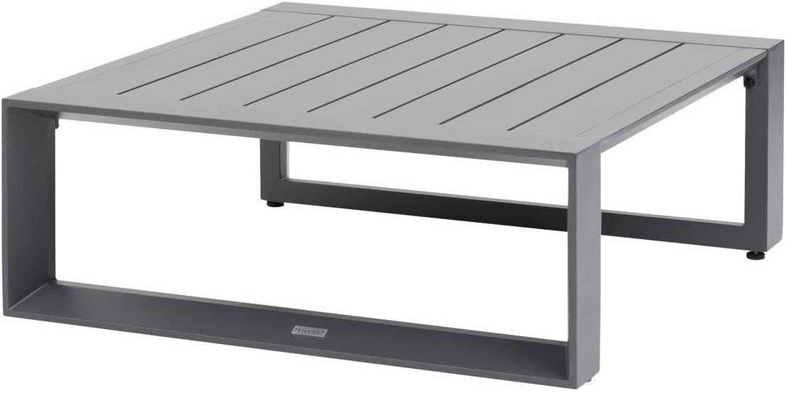 karaca-alisveris - Allure Graphite - 79x79x30cm - Table basse jardin alu