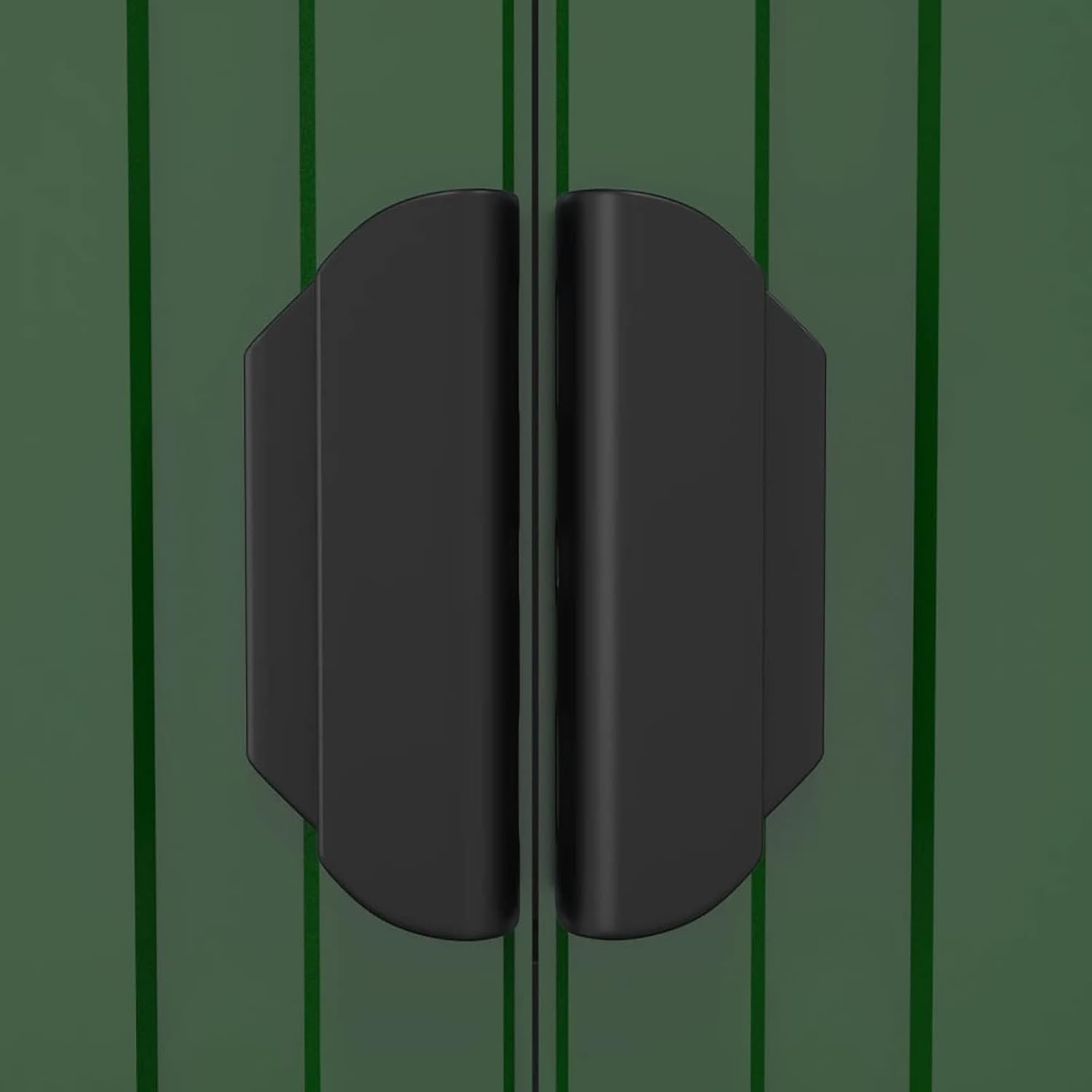 Abri de jardin extérieur en acier galvanisé vert 192 x 606 x 223 cm