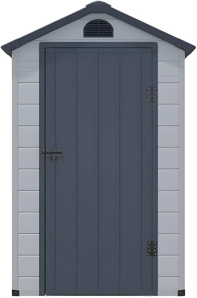 karaca-alisveris - CESIO - abri de jardin résine gris 1,39m²