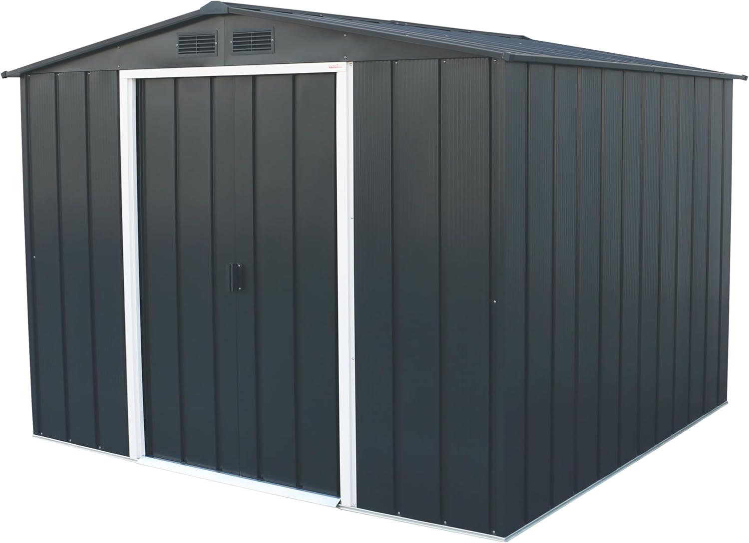 karaca-alisveris - ECO 8x8 - 5,89 m² - abri métal, toit renforcé, anthracite