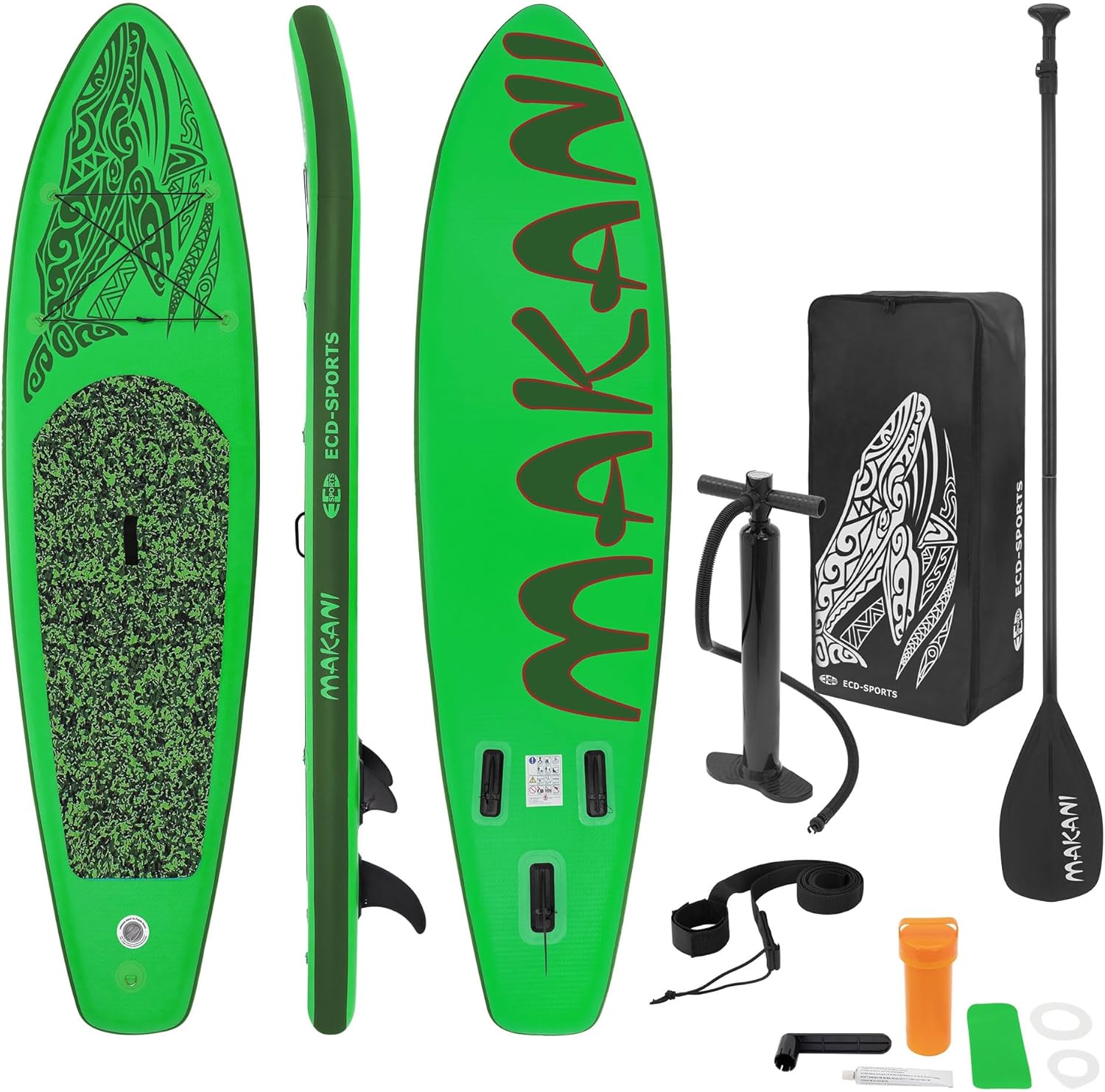 karaca-alisveris - planche stand up paddle - 305/308/320/380 cm - PVC, jusqu'à 150 kg, 10/15 cm d'épaisseur