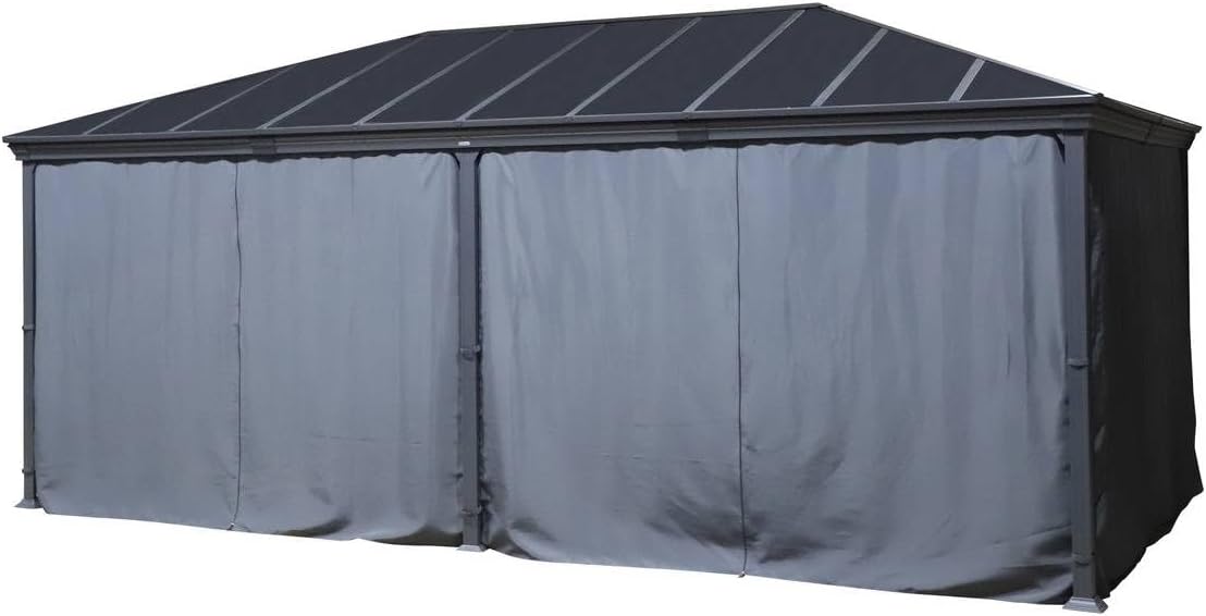 karaca-alisveris - Pergola Belize - 3,6x6m - Aluminium et polycarbonate