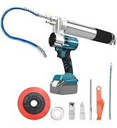 karaca-alisveris Pompe à graisse sans fil pour karaca-alisveris 18V Batterie - 13000 PSI Pompe à graisse électrique, 650ml Cartouche de Graisse...