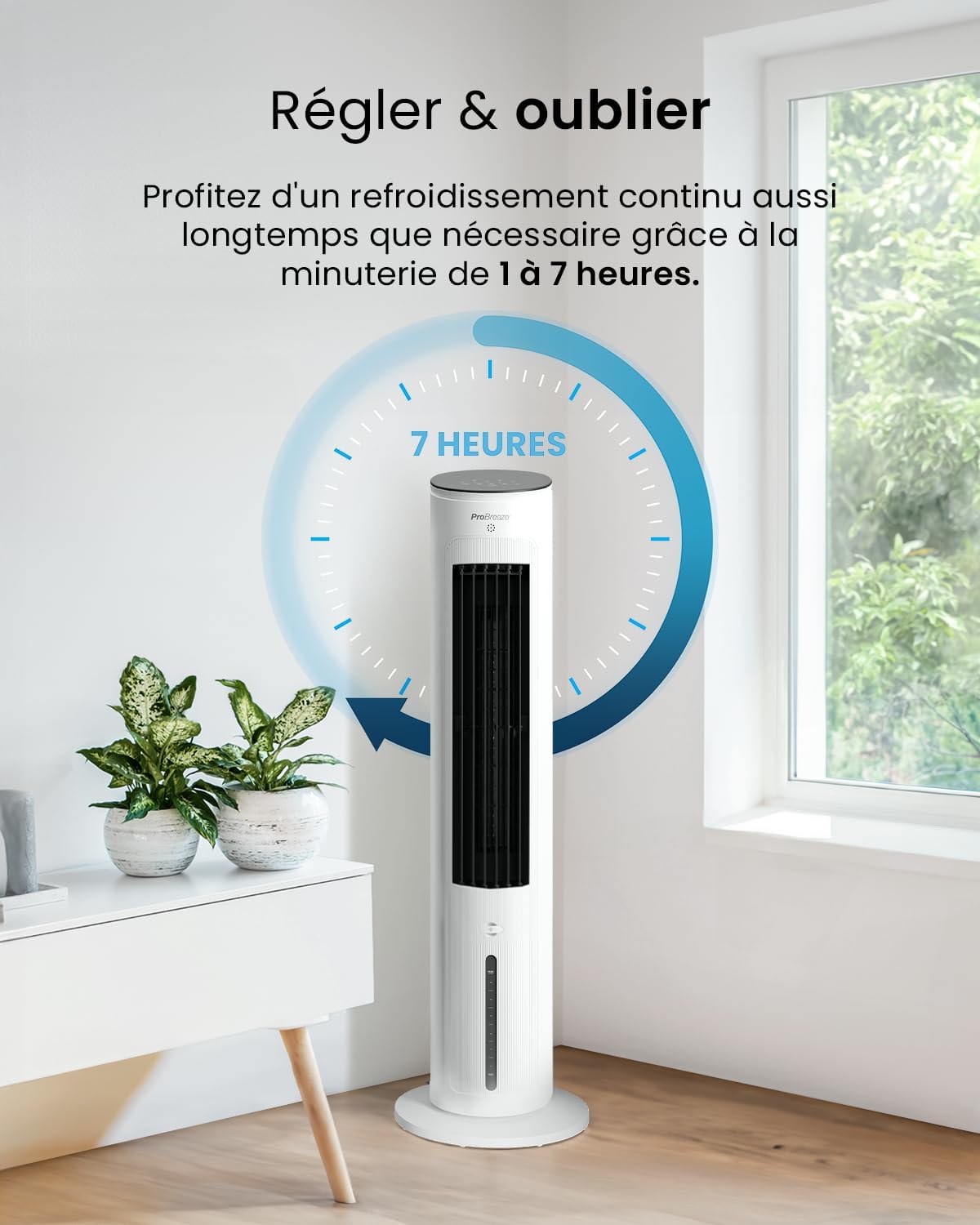karaca-alisveris - OmniAir - 5L - 3 vitesses, 4 modes, minuterie 7h, clim mobile